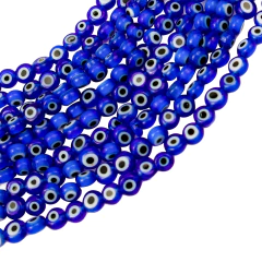 Tira ojos turcos planos de vidrio 4 mm