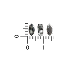 Gemas Engarzada Traslucida Semilla 4x8 mm