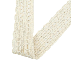 Puntilla Doble Ojito 35mm Crudo - tienda online