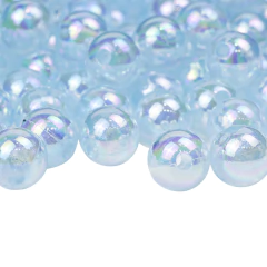 Bolita Lisa Tornasol con Glitter 8 mm - comprar online