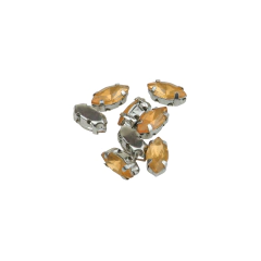Gemas Engarzada Opalina Semilla 04x08 mm