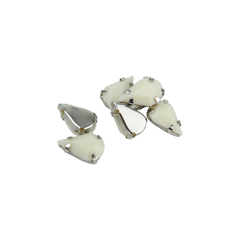Gemas Engarzada Opaca Gota 08x13 mm - ALMACEN DE ARMADO