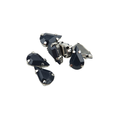 Gemas Engarzada Opaca Gota 08x13 mm