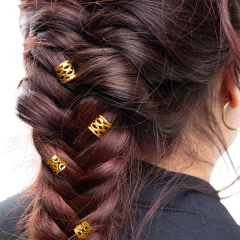 Anillo Cuffs Dorados 8x9 mm - ALMACEN DE ARMADO