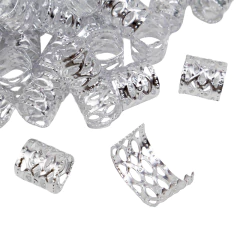 Anillo Cuffs Plateados 10x12 mm - comprar online