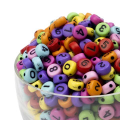 Plastico Plano Multicolor Oscuro Numeros Negros - tienda online