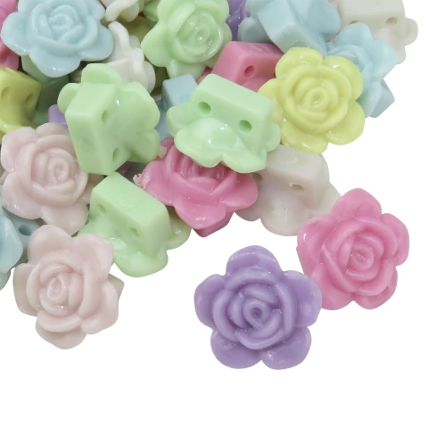 Plastico infantil pastel flor doble pase - comprar online