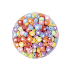 Plastico Plano Mix Claro Corazon Blanco - ALMACEN DE ARMADO