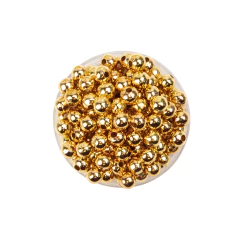 Bolitas de Metal Dorada 8 mm - ALMACEN DE ARMADO
