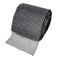 Falso Strass Plateado Base Negra 24 Lineas - comprar online