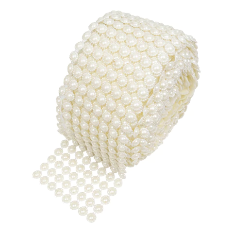 Malla Media Perla Con Borde 12 Mm - comprar online