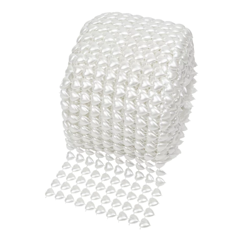 Malla Media Perla Corazon 10 mm - comprar online