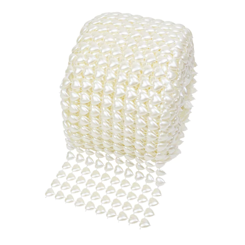 Malla Media Perla Corazon 10 mm - comprar online