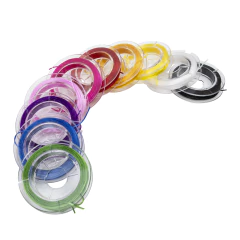 Mini Rollos de Hilo Elastizado de Colores