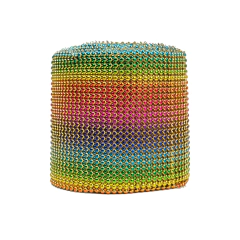 Falso Strass Multicolor Base Dorada - ALMACEN DE ARMADO