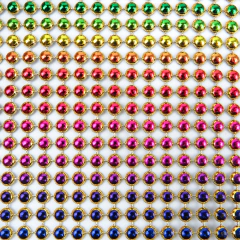 Imagen de Falso Strass Multicolor Base Dorada