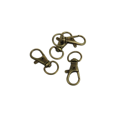 Mosquetón de Hierro Bronce 1 cm (mod. D) - ALMACEN DE ARMADO