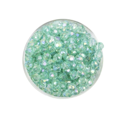 Plastico Facetado Tornasol Premium 8 MM