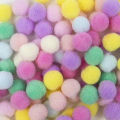 Pompones de Felpa Colores Pasteles 1.5 cm - ALMACEN DE ARMADO
