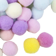 Pompones de Felpa Colores Pasteles 3.0 cm - comprar online