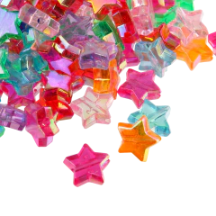 Estrellas de Plastico Tornasoladas - comprar online