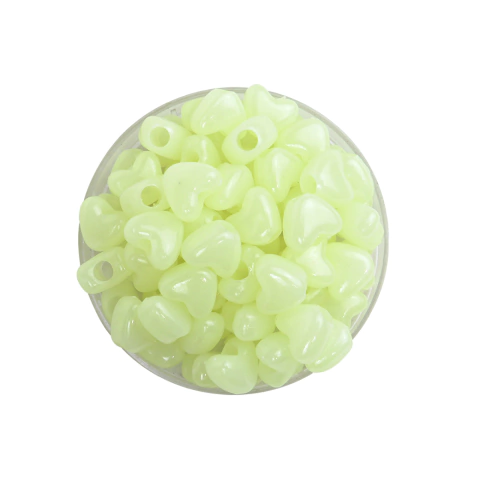 Corazon con Brillo en la Oscuridad