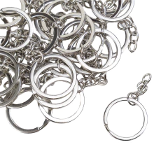 Argolla Plana Reforzada Con Cadena Chica 2.5 x 25 mm - comprar online