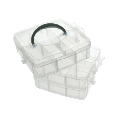 Caja Plástica Chica Adaptable 3 Pisos - comprar online