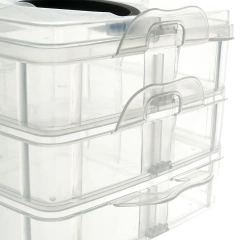 Caja Plástica Chica Adaptable 3 Pisos - ALMACEN DE ARMADO