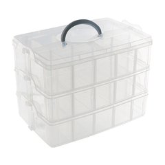 Caja Plástica Rectangular Adaptable Grande