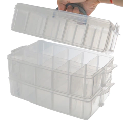 Caja Plástica Grande Adaptable 3 Pisos - ALMACEN DE ARMADO