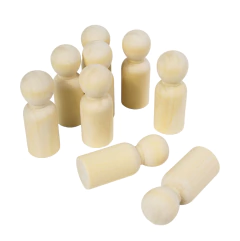 Madera Silueta Masculina Peg Doll 5.5 CM - comprar online