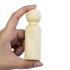 Madera Silueta Masculina Peg Doll 9 CM - ALMACEN DE ARMADO