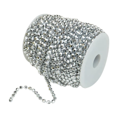 Rollo de Perla Inyectada Facetada 6 mm x 30 mt - comprar online