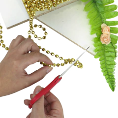 Rollo de Perla Inyectada Facetada 8 mm x 20 mt - ALMACEN DE ARMADO