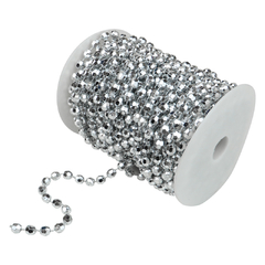 Rollo de Perla Inyectada Facetada 8 mm x 20 mt - comprar online