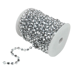 Rollo de Perla Inyectada Facetada 8 mm x 20 mt - comprar online