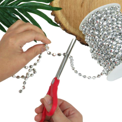 Rollo de Perla Inyectada Facetada 8 mm x 20 mt - ALMACEN DE ARMADO