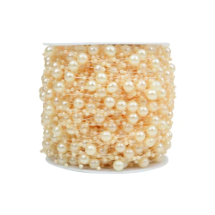 Rollo de Perla Inyectada Lisa 8 y 3 mm x 60 mt - comprar online