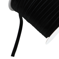 Cinta de Terciopelo Negra 1 cm - comprar online