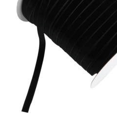 Cinta de Terciopelo Negra 1 cm - comprar online