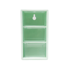 Caja Acrilica Colores Pasteles 3 Cajones - ALMACEN DE ARMADO