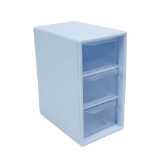 Imagen de Caja Acrilica Colores Pasteles 3 Cajones