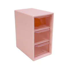 Caja Acrilica Colores Pasteles 3 Cajones - comprar online