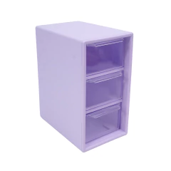 Caja Acrilica Colores Pasteles 3 Cajones