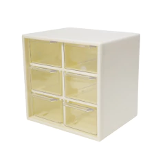 Caja Acrilica Colores Pasteles 6 Cajones - tienda online