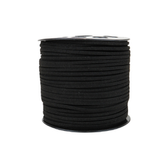 Rollo de Gamuza Negra 0.25 cm x 90 mt - comprar online