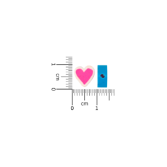 Formas Fimu Corazon Fondo Mix - comprar online