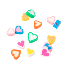 Formas Fimu Corazon Fondo Mix - ALMACEN DE ARMADO