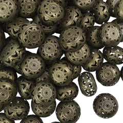 Bola Filigranada Chata 26mm - ALMACEN DE ARMADO